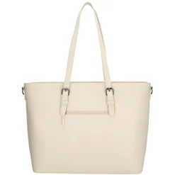 Charm London  Birmingham 15,6 inch laptop schoudertas crème< Schoudertassen