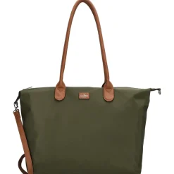 Schoudertassen-Charm London  Buckingham 15,6 inch laptop schoudertas olive green