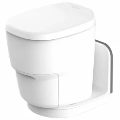 Inbouwtoiletten-Clesana C1 droogtoilet met L-adapter white