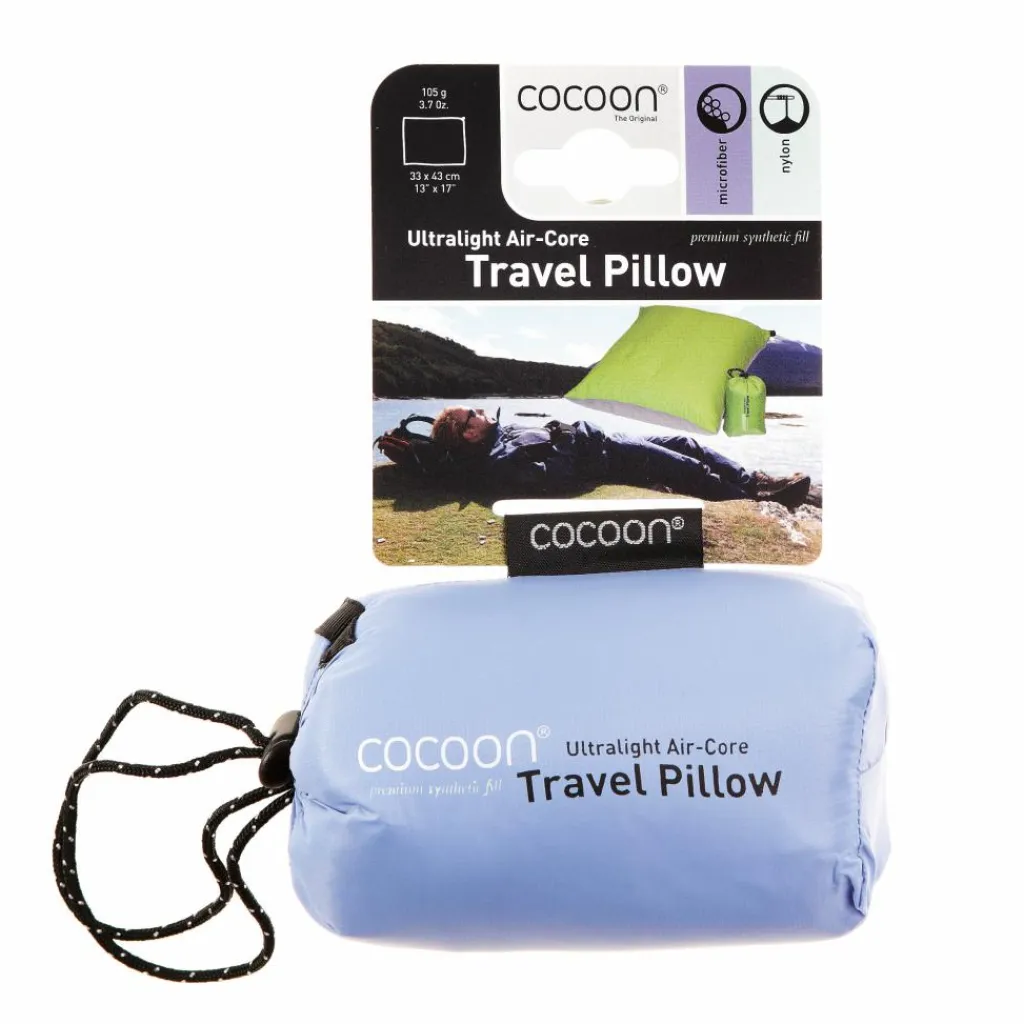 Reiskussens-Cocoon Air Core Ultra Light Small reiskussen light blue