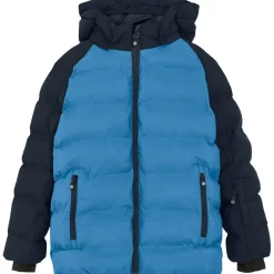 Ski Jassen|Wintersport-Color Kids  Quilt Contrast winterjas junior cyaneus