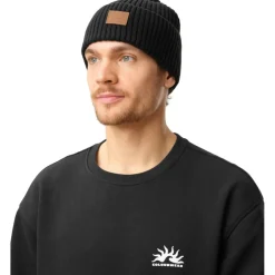 ColourWear Badge muts black< Mutsen|Wintersport