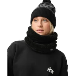 ColourWear Fluffy Tube col black< Sjaals|Wintersport