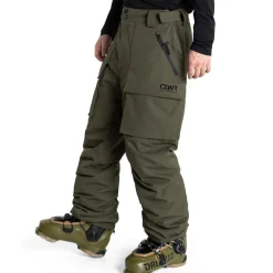 ColourWear Mountain Cargo skibroek dark olive< Skibroeken|Wintersport