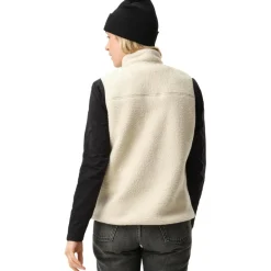 Ski Jassen|Wintersport-ColourWear Pile bodywarmer dames off white