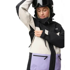 ColourWear Transfer winterjas dames black< Ski Jassen|Wintersport