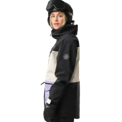 ColourWear Transfer winterjas dames black< Ski Jassen|Wintersport