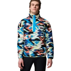 Outdoor Trui-Columbia Helvetia II Half Snap fleece sweater heren compass