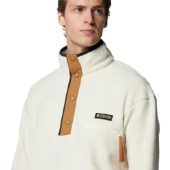 Columbia Helvetia II Half Snap fleece sweater heren chalk< Outdoor Trui