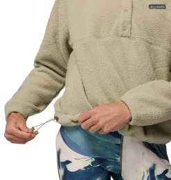 Outdoor Trui-Columbia Jasper Ridge Pebble Half Snap sweater dames safari