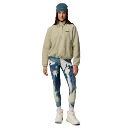 Outdoor Trui-Columbia Jasper Ridge Pebble Half Snap sweater dames safari