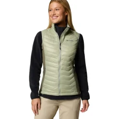Columbia Powder Pass II bodywarmer dames safari stone green< Outdoor Jack