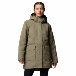 Columbia Pulaski parka outdoor jack dames stone green< Outdoor Jack