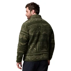 Columbia Rugged Ridge High Pile Half Zip sweater heren greenscape deschutes days< Outdoor Trui