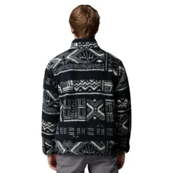 Columbia Rugged Ridge High Pile Half Zip sweater heren black deschutes day< Outdoor Trui