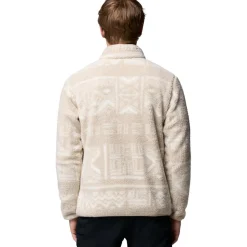 Outdoor Trui-Columbia Rugged Ridge Sherpa Half Zip fleece sweater heren dark stone deschutes days