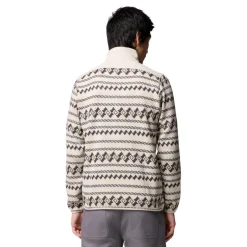 Outdoor Trui-Columbia Sweater Weather II Printed Half Zip sweater heren dark stone knitknot