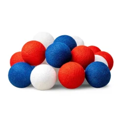 Cotton Ball Lights  Dutch Edition lichtsnoer rood wit blauw< Verlichting|Verlichting 230 Volt