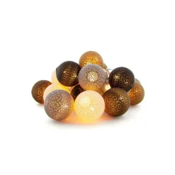 Verlichting|Verlichting 230 Volt-Cotton Ball Lights  Outdoor lichtsnoer glamping natural