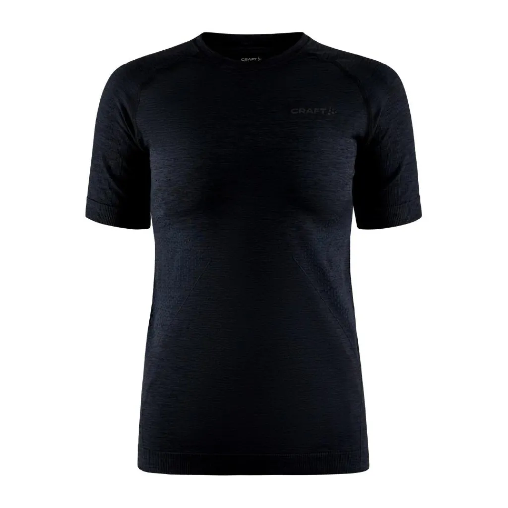 Thermokleding|Wintersport-Craft CORE Dry Active Comfort SS thermoshirt dames black