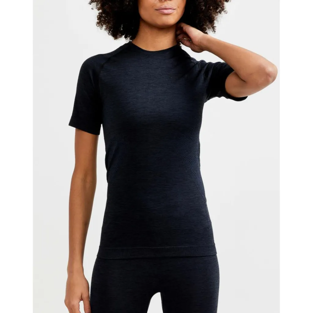 Thermokleding|Wintersport-Craft CORE Dry Active Comfort SS thermoshirt dames black