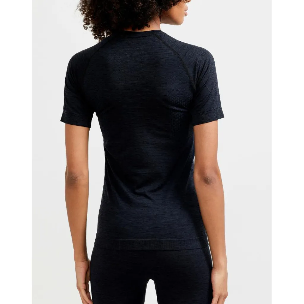Thermokleding|Wintersport-Craft CORE Dry Active Comfort SS thermoshirt dames black