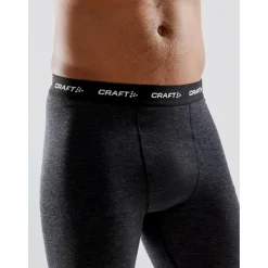 Thermokleding|Wintersport-Craft CORE Wool Merino thermobroek heren black