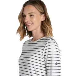 Outdoor Shirt-Craghoppers NosiLife Akona shirt dames blue navy stripe