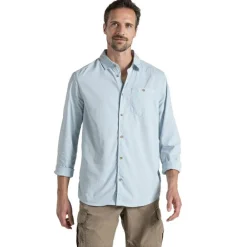 Outdoor Shirt-Craghoppers NosiLife Nuoro II overhemd heren niagra blue