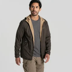 Craghoppers NosiLife Ovis Reversible outdoor jack heren woodland green eartenware< Outdoor Jack