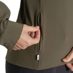 Craghoppers NosiLife Pro V blouse dames wild olive< Outdoor Shirt
