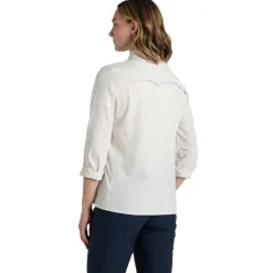 Outdoor Shirt-Craghoppers NosiLife Pro V blouse dames sea salt