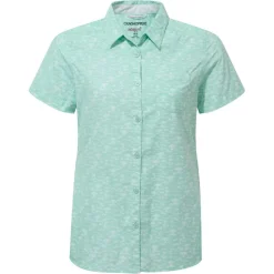 Outdoor Shirt-Craghoppers NosiLife Tillia blouse dames poolside green print