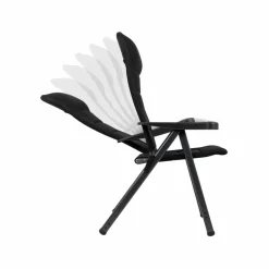 Campingstoelen-Crespo AP/237 Air-Deluxe campingstoel black