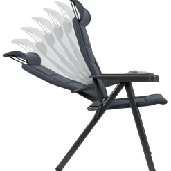 Crespo AP/238 Air-Deluxe Compact XL campingstoel grey< Campingstoelen