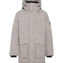 Didriksons Akilles parka outdoor jack heren ash brown< Outdoor Jack