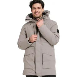 Didriksons Akilles parka outdoor jack heren ash brown< Outdoor Jack
