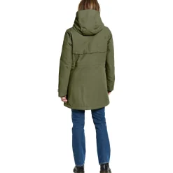 Didriksons Frida winterjas dames deep green< Jassen