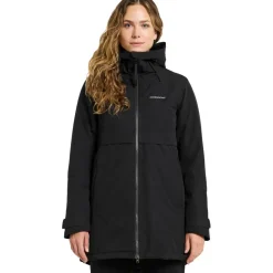 Didriksons Helle parka outdoor jack dames black< Outdoor Jack
