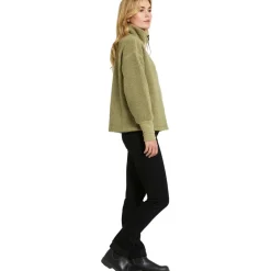 Truien & Vesten-Didriksons Mella vest dames olive green
