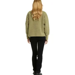 Truien & Vesten-Didriksons Mella vest dames olive green