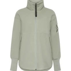 Fleece Vest-Didriksons Ronja fleece vest dames wilted leaf