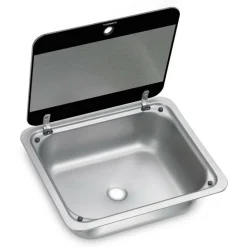 Dometic CE99 spoelbak silver< Spoelbakken