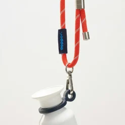 Dopper koord silver red< Drinkflessen