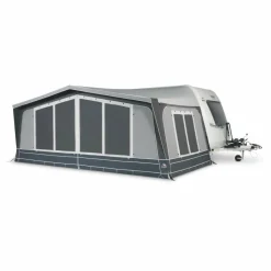 Voortent Caravan-Doréma Diamond XL270 De Luxe voortent 25 mm stalen frame  antraciet