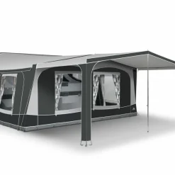 Caravan- & Voortentluifels-Doréma Palma voortentluifel 25 mm aluminium frame  antraciet