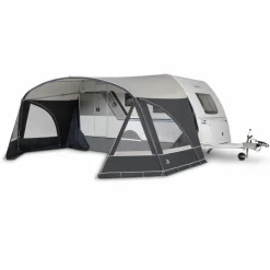 Doréma Porto voortentluifel 28 mm aluminium frame  antraciet grijs< Caravan- & Voortentluifels