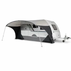 Doréma Porto voortentluifel 28 mm aluminium frame  antraciet grijs< Caravan- & Voortentluifels
