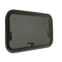 DWS Camping  Klapraam getint inclusief combihor wit 700 x 450  mm< Ramen & Toebehoren