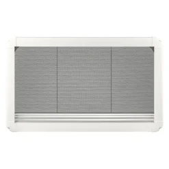 DWS Camping  Klapraam getint inclusief combihor wit 700 x 450  mm< Ramen & Toebehoren